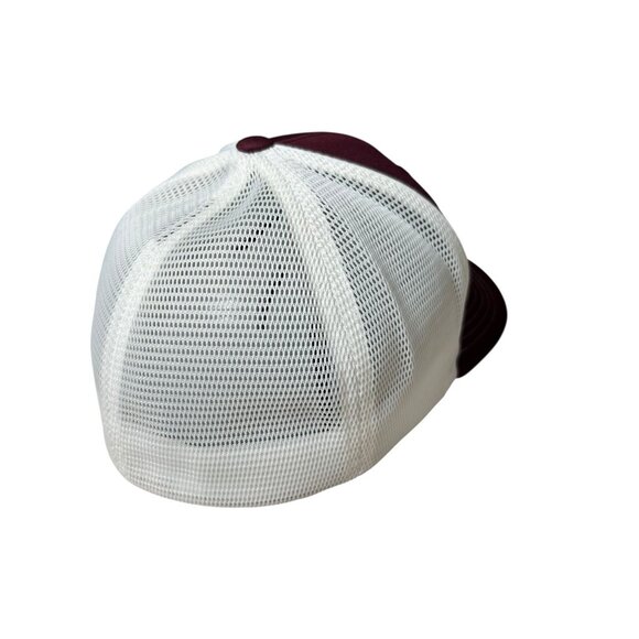 Richardson Flex Fit Hat No 172 Sz SM-MD Maroon White DUDE Customization - Picture 5 of 10